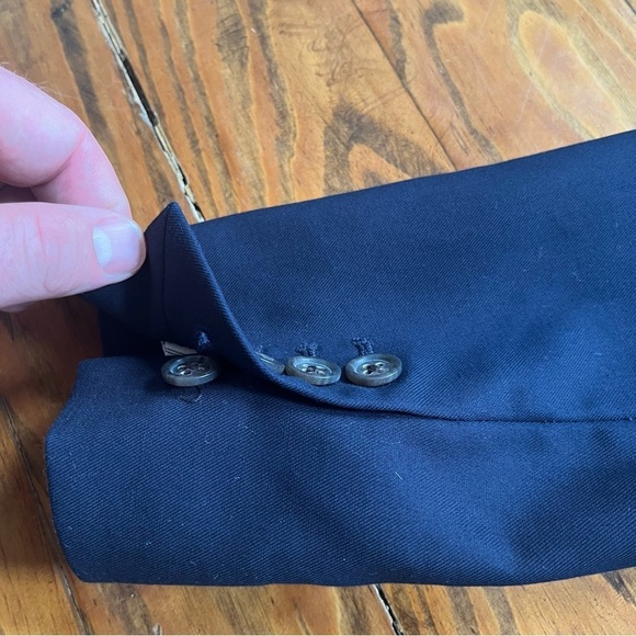 JCrew NEW Classic Navy Academia Blazer in Superfine Cotton size 2 Career Office - Picture 10 of 13